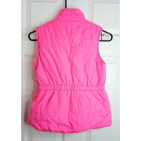 p.s. From Aeropostale Girl's Winter Puffy Vest Size 12 Bright Pockets Puffer - Picture 2 of 3